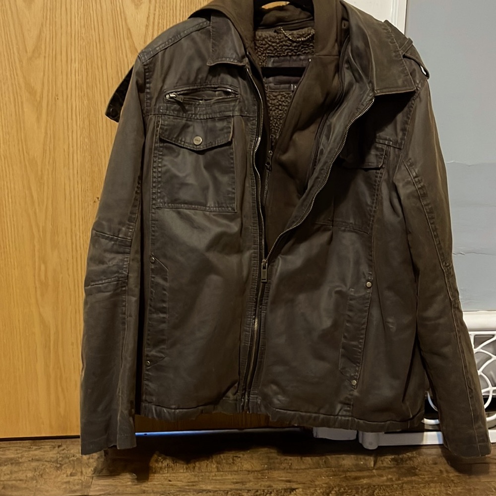 Guess Faux Leather Jacket - XL fit but XXL tag